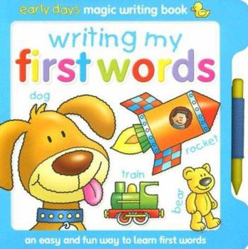 Board book Writing My First Words: Early Days Magic Writing Book [With Magic Writing Tool] Book