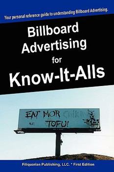 Paperback Billboard Advertising for Know-It-Alls Book