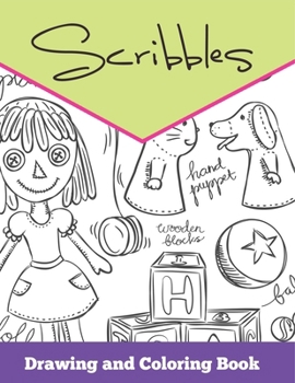 Paperback Scribbles: Drawing and Coloring Book