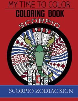 Paperback Scorpio Zodiac Sign - Adult Coloring Book