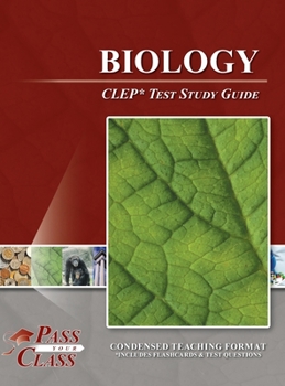 Hardcover Biology CLEP Test Study Guide Book