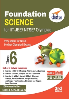 Paperback Foundation Science for IIT-JEE/ NEET/ NTSE/ Olympiad Class 6 - 3rd Edition Book