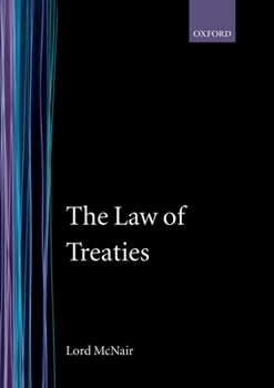 Hardcover The Law of Treaties Book