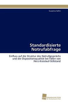 Paperback Standardisierte Notrufabfrage [German] Book
