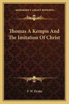 Paperback Thomas A Kempis And The Imitation Of Christ Book