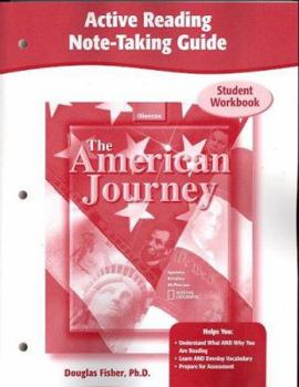Paperback The American Journey, Active Reading Note-Taking Guide Book