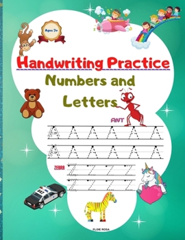 Paperback Handwriting practice numbers and letters Book