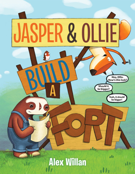 Hardcover Jasper & Ollie Build a Fort Book