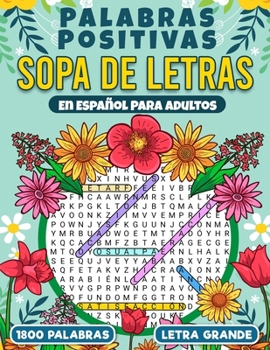 Sopa de Letras Palabras Positivas- En Español - Para Adultos