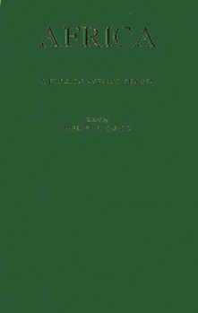 Hardcover Africa: A Foreign Affairs Reader Book