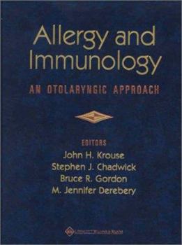 Hardcover Allergy and Immunology: An Otolaryngic Approach Book