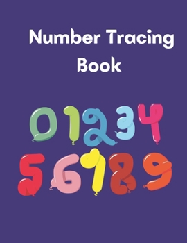 Paperback Number Tracing Book: Number Tracing Book for Kids 1-50 Book