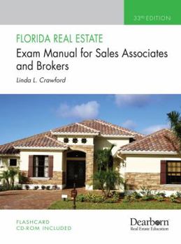 Paperback Florida Real Estate Exam Manual: For Sales Associates and Brokers, 33rd Edition Book