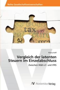 Paperback Vergleich der latenten Steuern im Einzelabschluss [German] Book