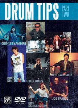 Hardcover Drum Tips, Part 2: Double Bass Drumming/Funky Drummers, DVD Book