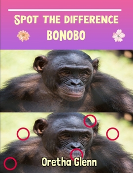 Paperback Spot the difference Bonobo: Picture puzzles for adults Can You Really Find All the Differences? Book