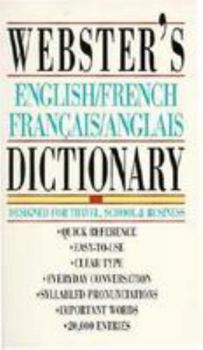 Paperback Webster's English/French-Francias/Anglais Dictionary Book