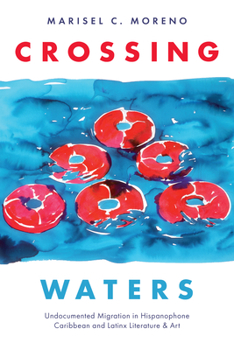 Paperback Crossing Waters: Undocumented Migration in Hispanophone Caribbean and Latinx Literature & Art Book