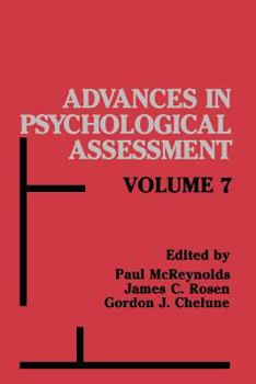 Paperback Advances in Psychological Assessment: Volume 7 Book