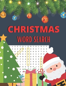 Paperback Christmas Word Search: Puzzle Book for Adults and Kids 8.5x11 76 Pages Book