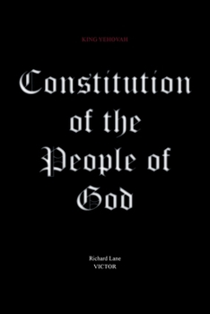 Paperback Constitution of the People of God: King Yehovah, Victor Book