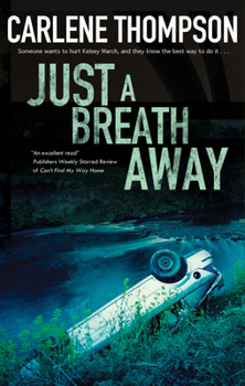Hardcover Just a Breath Away [Large Print] Book