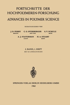 Fortschritte der Hochpolymeren-Forschung / Advances in Polymer Science - Book  of the Advances in Polymer Science