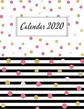 Paperback Calendar 2020: Monthly and Weekly Planner 2020. With 12 Month and 52 Week Planner and Notebook / Diary / Log / Journal for 2020. Orga Book