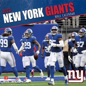 Calendar New York Giants 2023 12x12 Team Wall Calendar Book