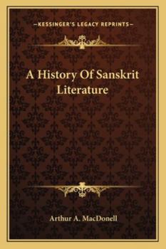 Paperback A History Of Sanskrit Literature Book