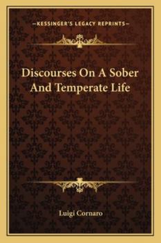 Paperback Discourses On A Sober And Temperate Life Book