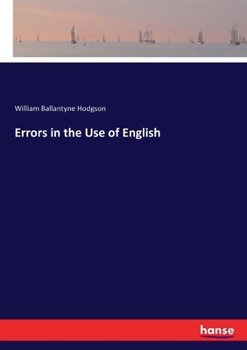 Errors in the Use of English