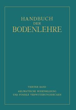Paperback Aklimatische Bodenbildung Und Fossile Verwitterungsdecken [German] Book