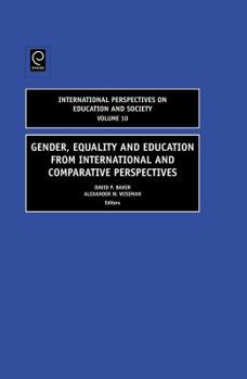 Paperback Gender, Equality and Education from International and Comparative Perspectives Book