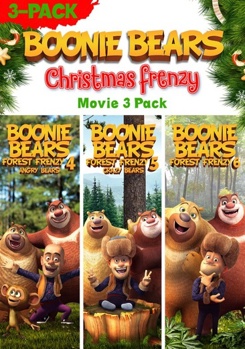 DVD Boonie Bears Christmas Frenzy 3 Pack Book