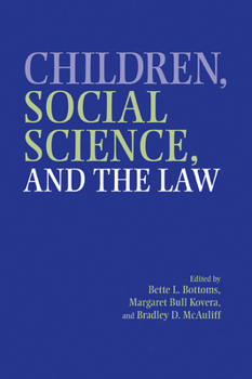Paperback Children, Social Science, and the Law Book