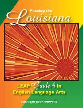 Paperback Passing the Louisiana Leap Grade 4 in English Language Arts Book