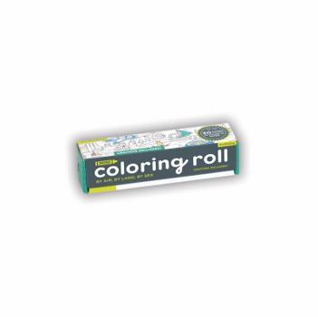 Paperback By Air, by Land, by Sea Mini Coloring Roll Book
