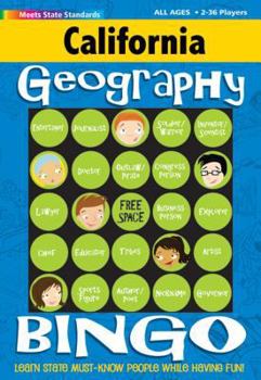 Hardcover California Geography Bingo Game! Book