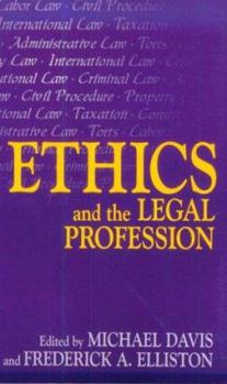 Paperback Ethics and the Legal Profession Book