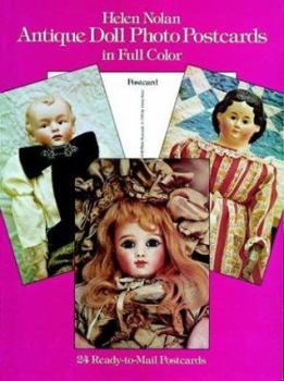 Paperback Antique Doll Photo Postcards in Full Color Book