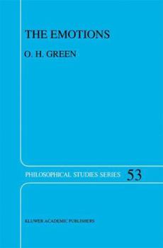 Paperback The Emotions: A Philosophical Theory Book