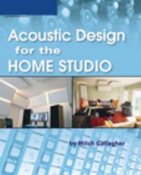 Paperback Acoustic Design for the Home Studio Book