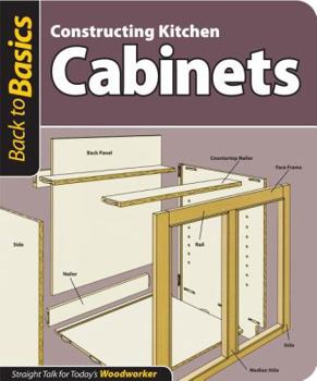 Paperback Constructing Kitchen Cabinets (Back to Basics): Straight Talk for Today's Woodworker Book