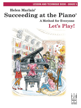 Paperback Succeeding at the Piano, Lesson & Technique Book - Grade 5 Book