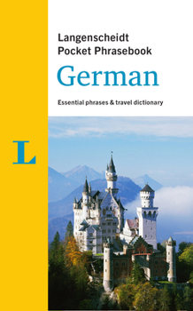 Paperback Langenscheidt Pocket Phrasebook German: Essential Phrases & Travel Dictionary German-English Book