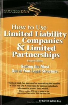 Paperback How to Use Limited Liability Companies & Limited Partnerships Book