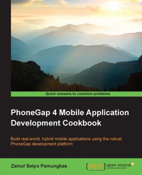 Paperback PhoneGap 4 Mobile Application Development Cookbook Book