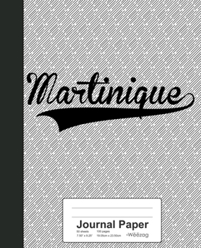 Paperback Journal Paper: MARTINIQUE Notebook Book