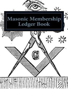 Masonic Membership Ledger Book
